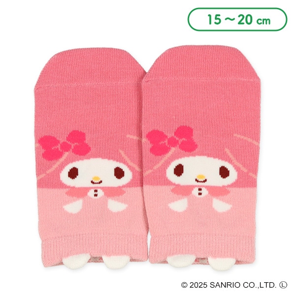 キッズパペットローカットソックス（マイメロディ）