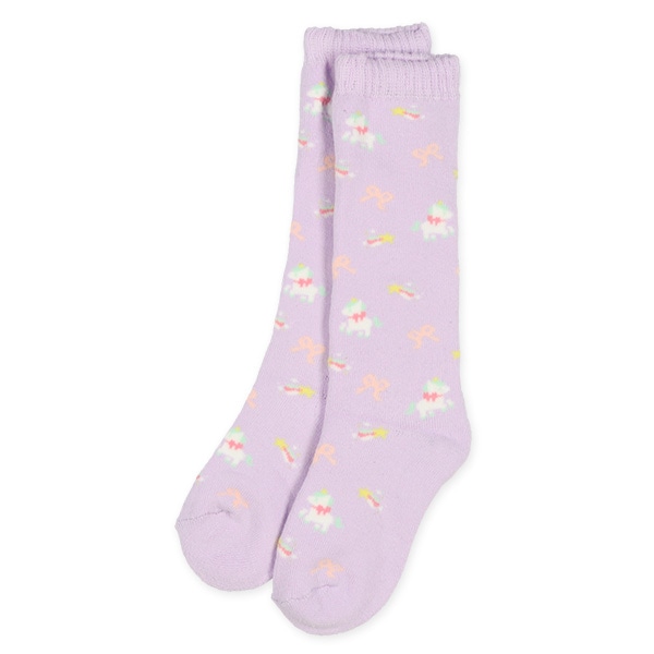 2足組あったかパイルキッズハイソックス（ゆめかわ）