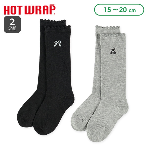 HOTWRAP）2足組キッズハイソックス（チェリー） | 【公式】西松屋