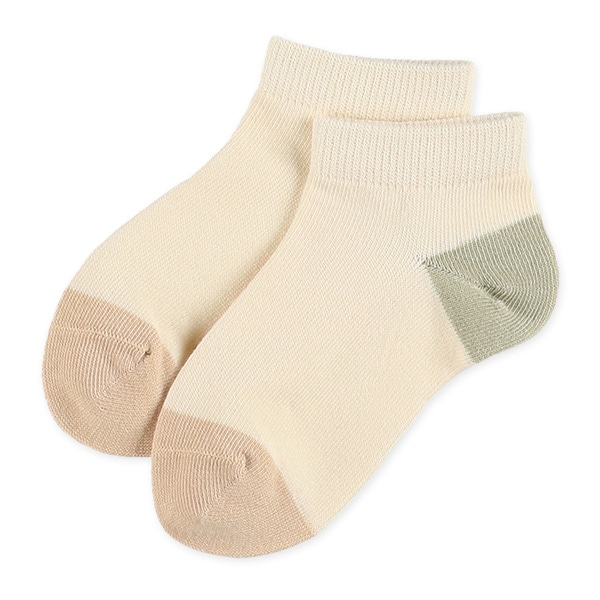 3足組キッズローカットソックス（カラーパレット）