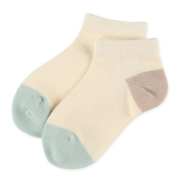 3足組キッズローカットソックス（カラーパレット）