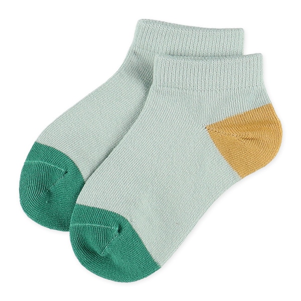 3足組キッズローカットソックス（カラーパレット）