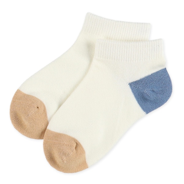 3足組キッズローカットソックス（カラーパレット）