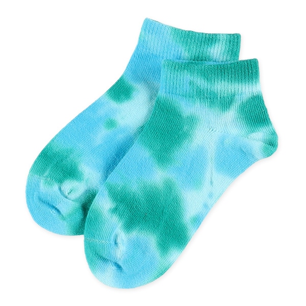 3足組キッズローカットソックス（タイダイ染め）