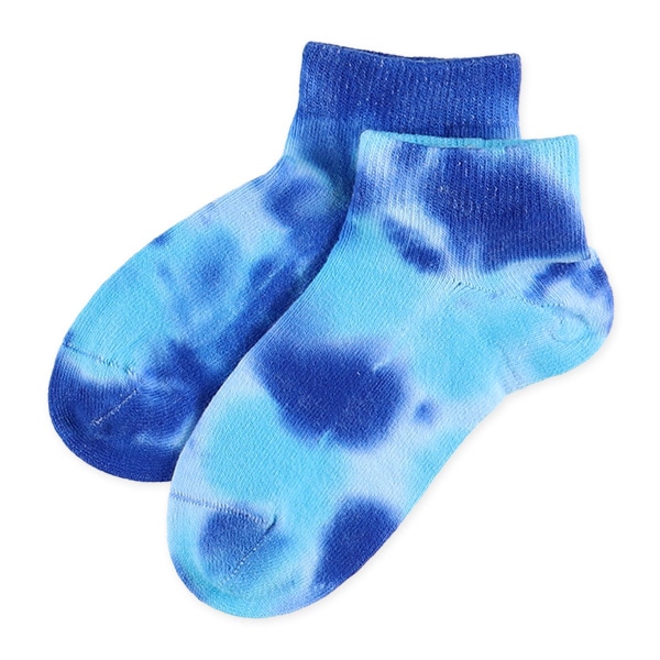 3足組キッズローカットソックス（タイダイ染め）