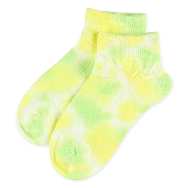 3足組キッズローカットソックス（タイダイ染め）