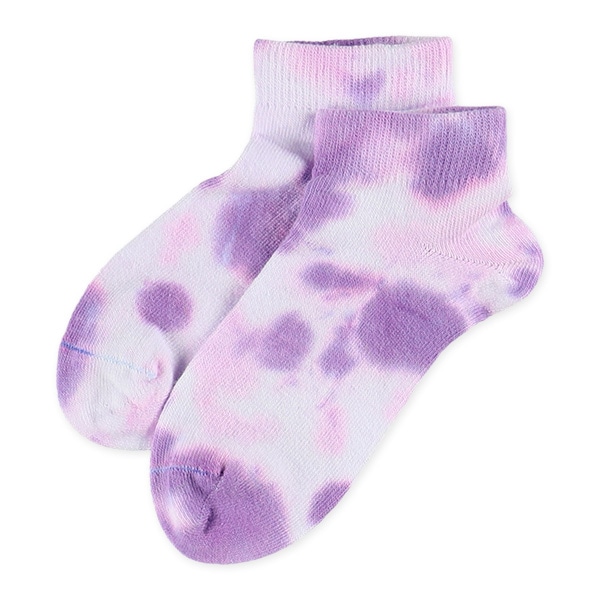 3足組キッズローカットソックス（タイダイ染め）