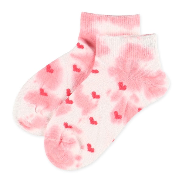 3足組キッズローカットソックス（タイダイ染め）