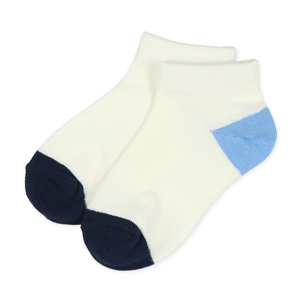 3足組キッズローカットソックス（カラーパレット）