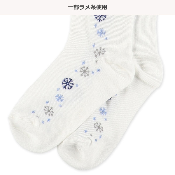 キッズタイツ（雪柄）