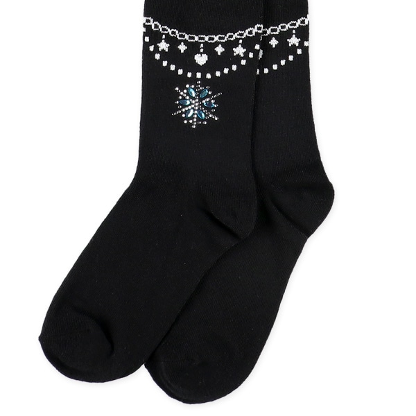 キッズタイツ（雪柄ラインストーン・アンクレット）