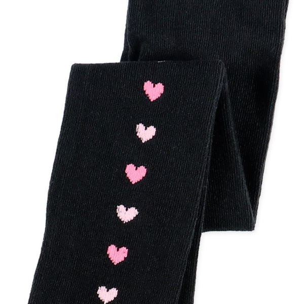 キッズ10分丈スパッツ（ラインストーン・ハート）