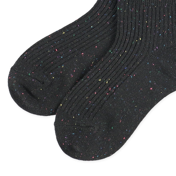 キッズアンクルソックス（カラーネップ・ブラック）