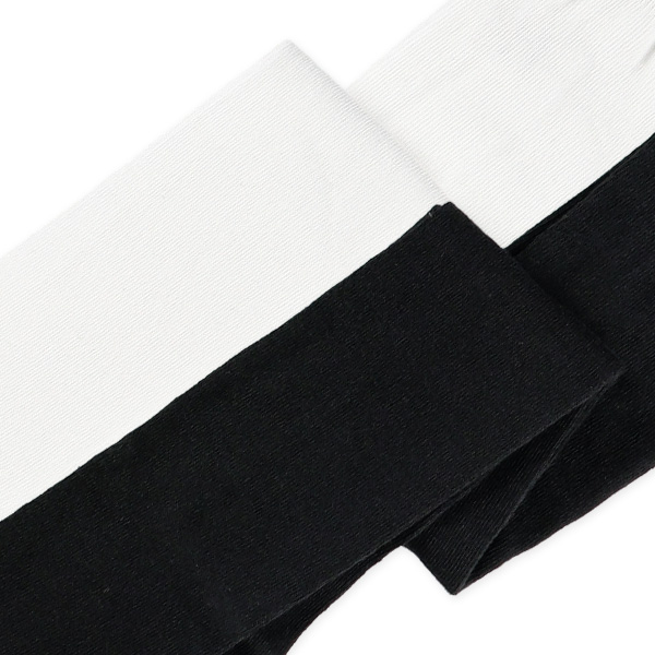 キッズ10分丈スパッツ（ホワイト・ブラック無地）