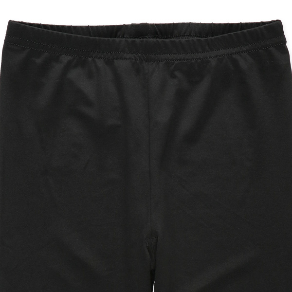 吸水速乾キッズ7分丈スパッツ（ブラック）