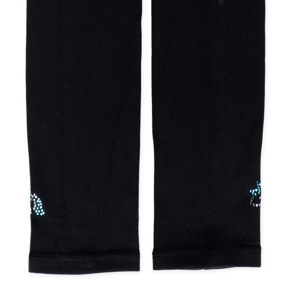 あったか裏起毛キッズ10分丈スパッツ（160デニール）（ラインストーン・ユニコーン）