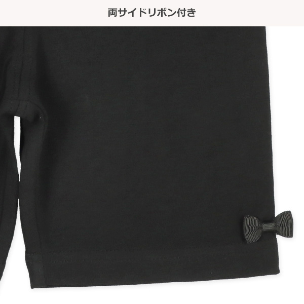 キッズ3分丈スパッツ（サイドリボン）
