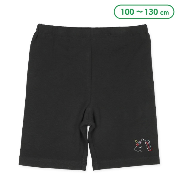 キッズ3分丈スパッツ（ラインストーン・ユニコーン）