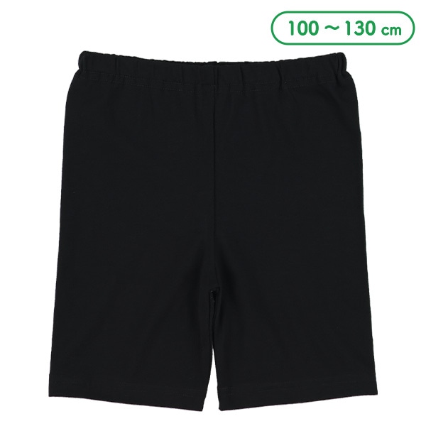 キッズ3分丈スパッツ（ブラック）