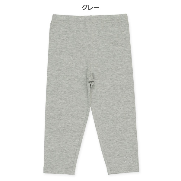 キッズ7分丈スパッツ（ラインストーン・ハート）