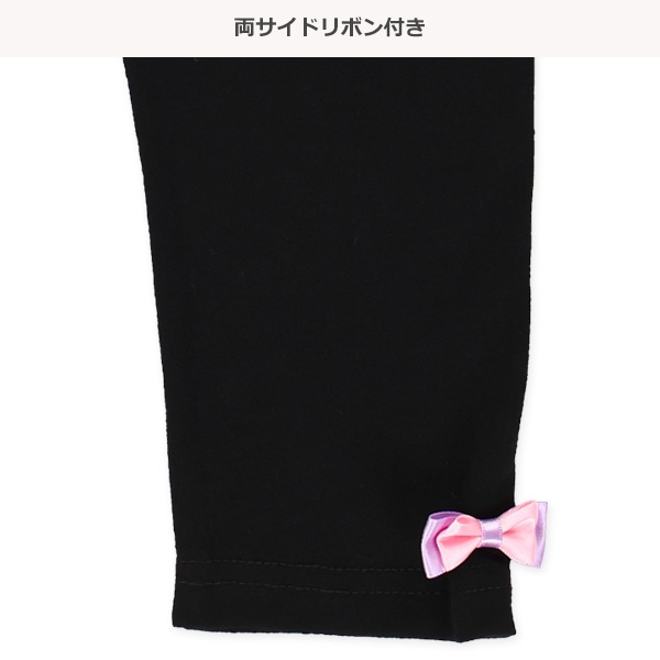 キッズ7分丈スパッツ(リボン）