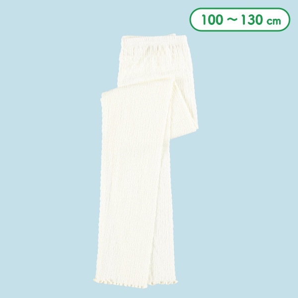 キッズ10分丈スパッツ（シャーリング）