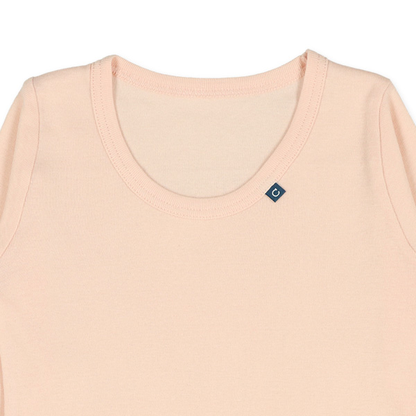 4枚組長袖シャツ肌着（ピスネーム・ダスティピンク）