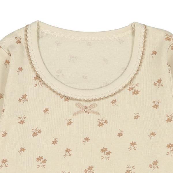 3枚組長袖シャツ肌着（花総柄）