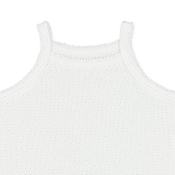 4枚組メッシュタンクトップ/キャミソール肌着（パステルカラー無地）