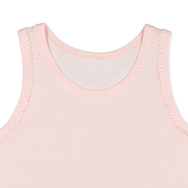 DRYWRAP）4枚組タンクトップ/キャミソール肌着（パステルカラー・ピコ衿）