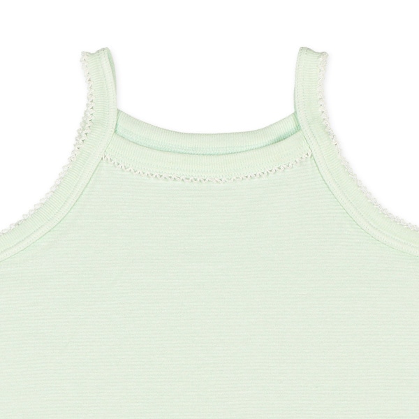 DRYWRAP）4枚組タンクトップ/キャミソール肌着（パステルカラー・ピコ衿）