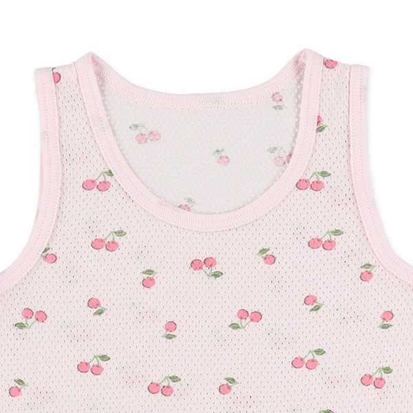 3枚組メッシュタンクトップ肌着（レモン・いちご・チェリー）