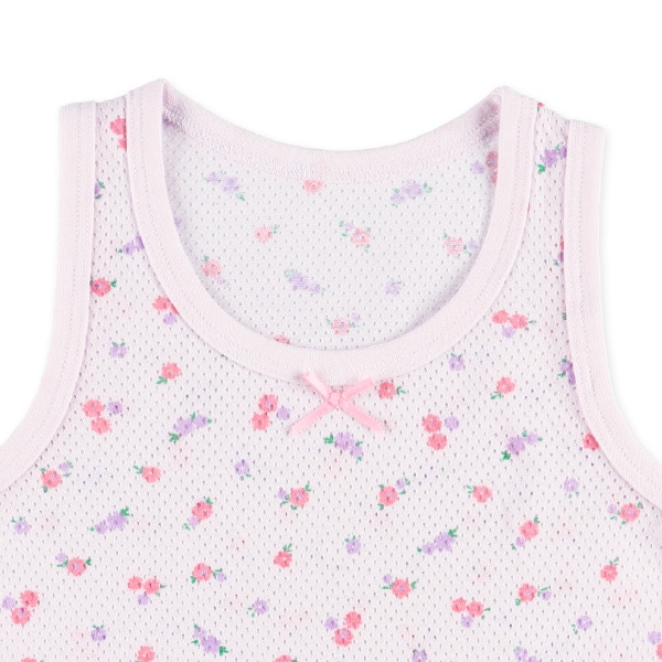 3枚組メッシュタンクトップ肌着（小花総柄） | 西松屋オンラインストア