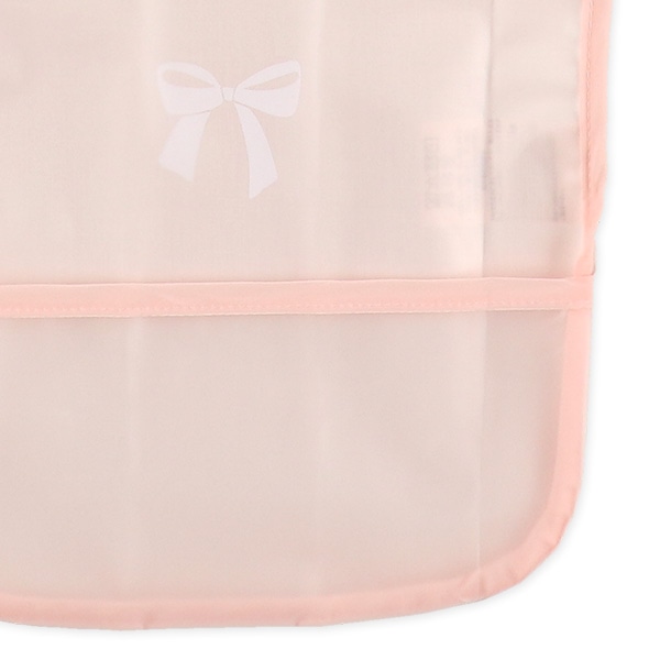 3枚組袖なし食事用エプロン（リボン柄）