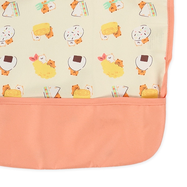 3枚組袖なし食事用エプロン（おにぎり・おかず）