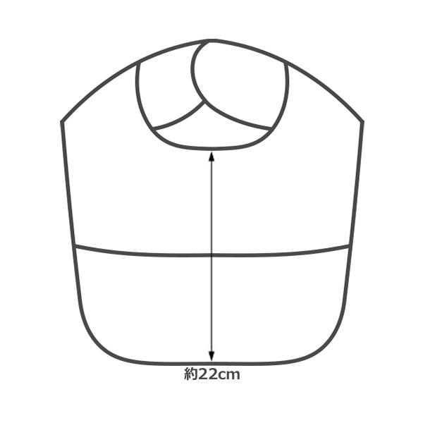 3枚組袖なし食事用エプロン（アニマル・フォレスト）