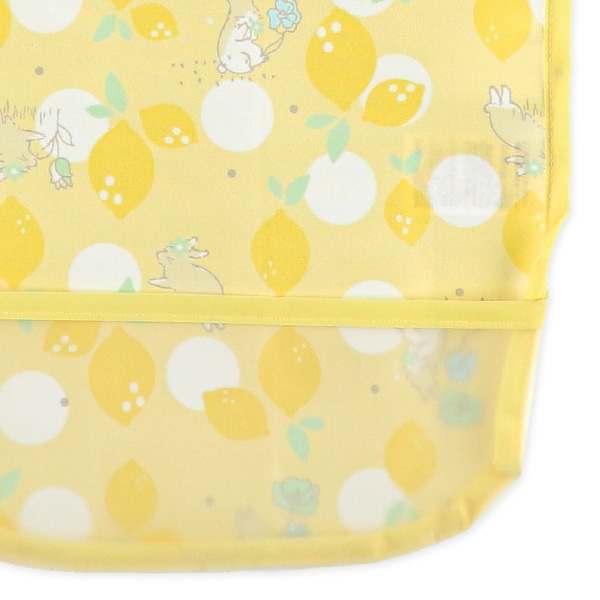 3枚組袖なし食事用エプロン（フルーツ・アニマル）