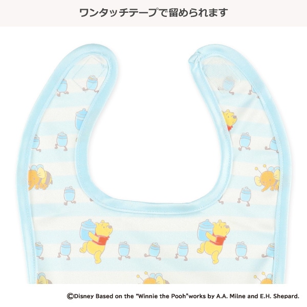 3枚組袖なし食事用エプロン（くまのプーさん）