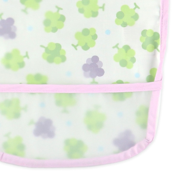 3枚組袖なし食事用エプロン（フルーツ）