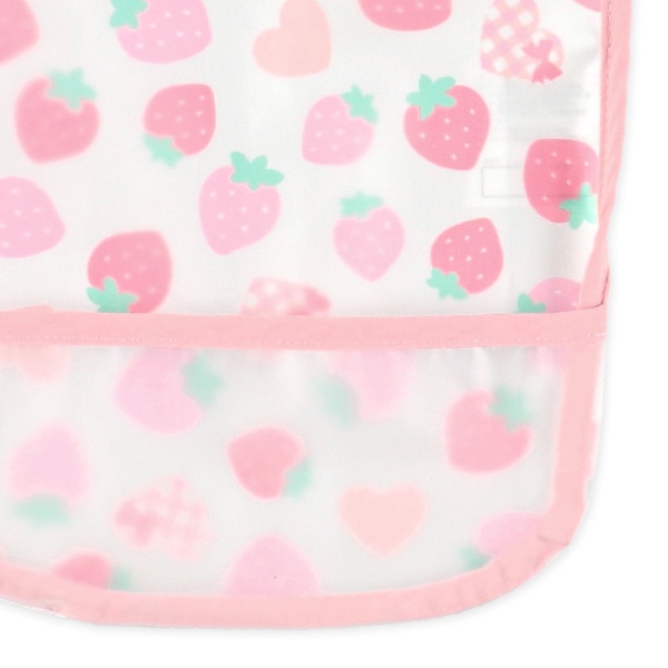 3枚組袖なし食事用エプロン（フルーツ）