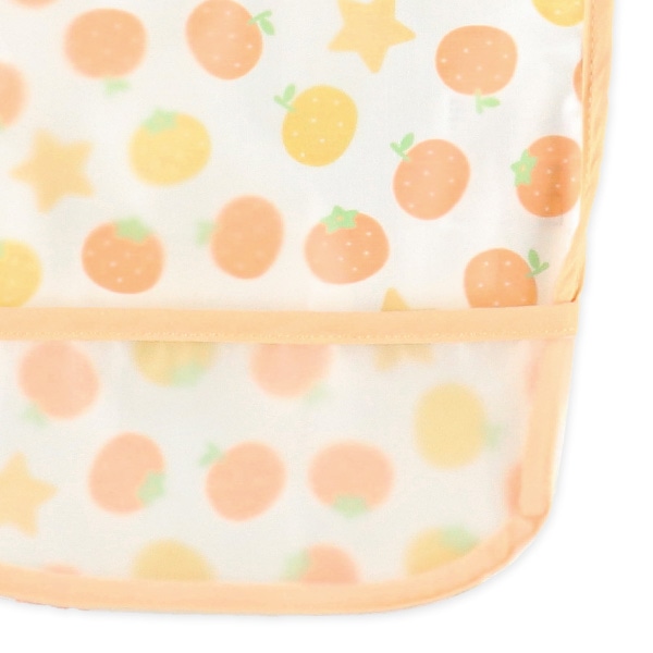 3枚組袖なし食事用エプロン（フルーツ）