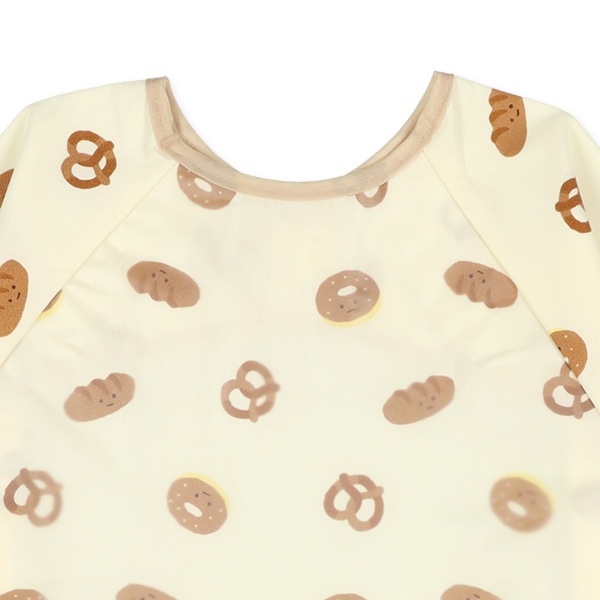 長袖食事用エプロン（パン）