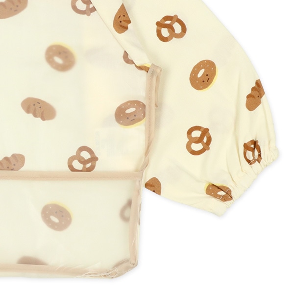 長袖食事用エプロン（パン）