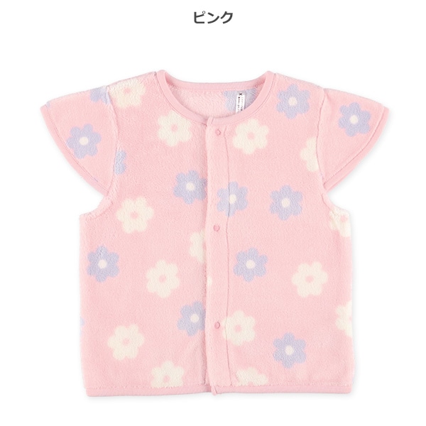 フリースベスト（花）