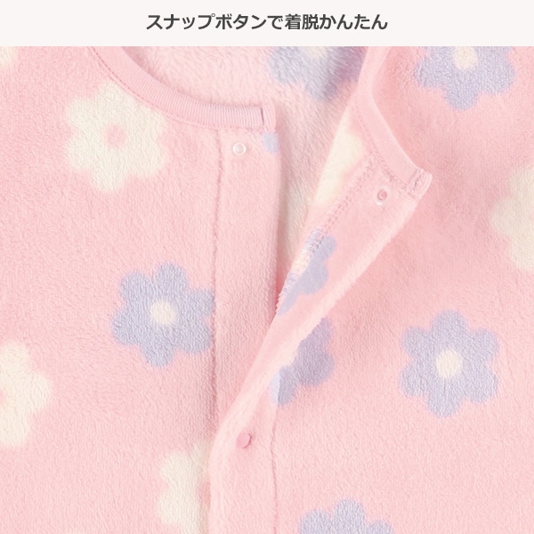 フリースベスト（花）