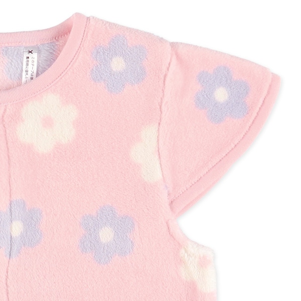 フリースベスト（花）