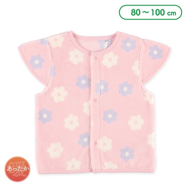 フリースベスト（花）