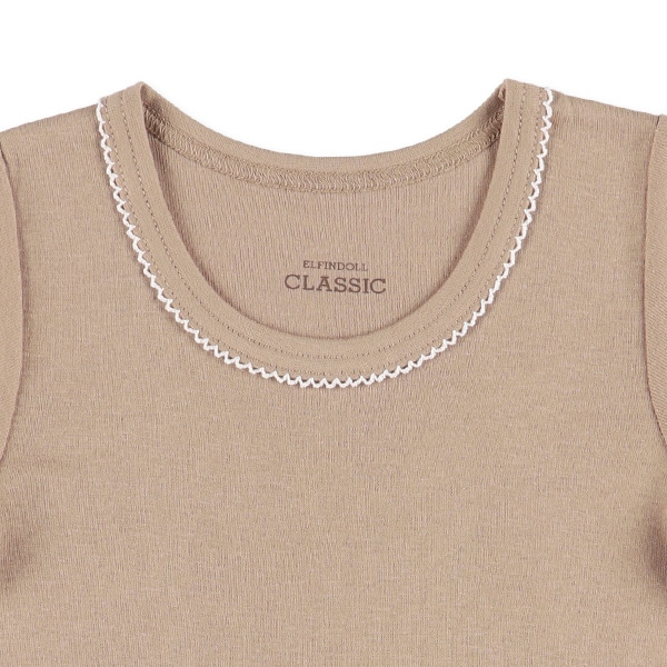 4枚組半袖シャツ肌着（ピンク・ベージュ無地）