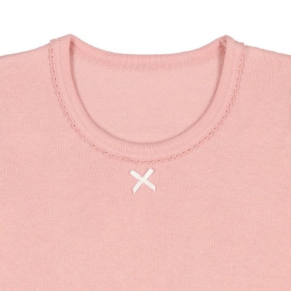 HOTWRAP）3枚組半袖シャツ肌着（うさぎ・無地・花柄）