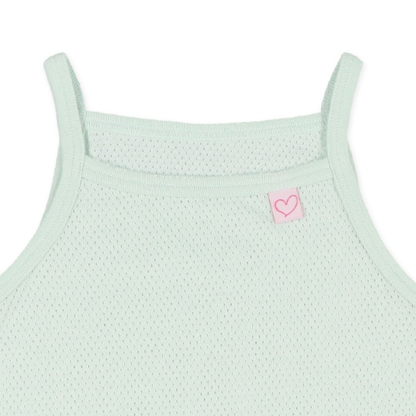 4枚組メッシュキャミソール肌着（ハートピスネーム）